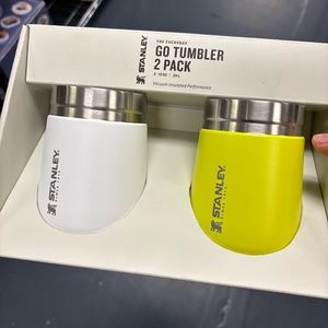 Stanley 2pk 10oz Stainless Steel Everyday Go Tumblers - White/Electric Yellow
